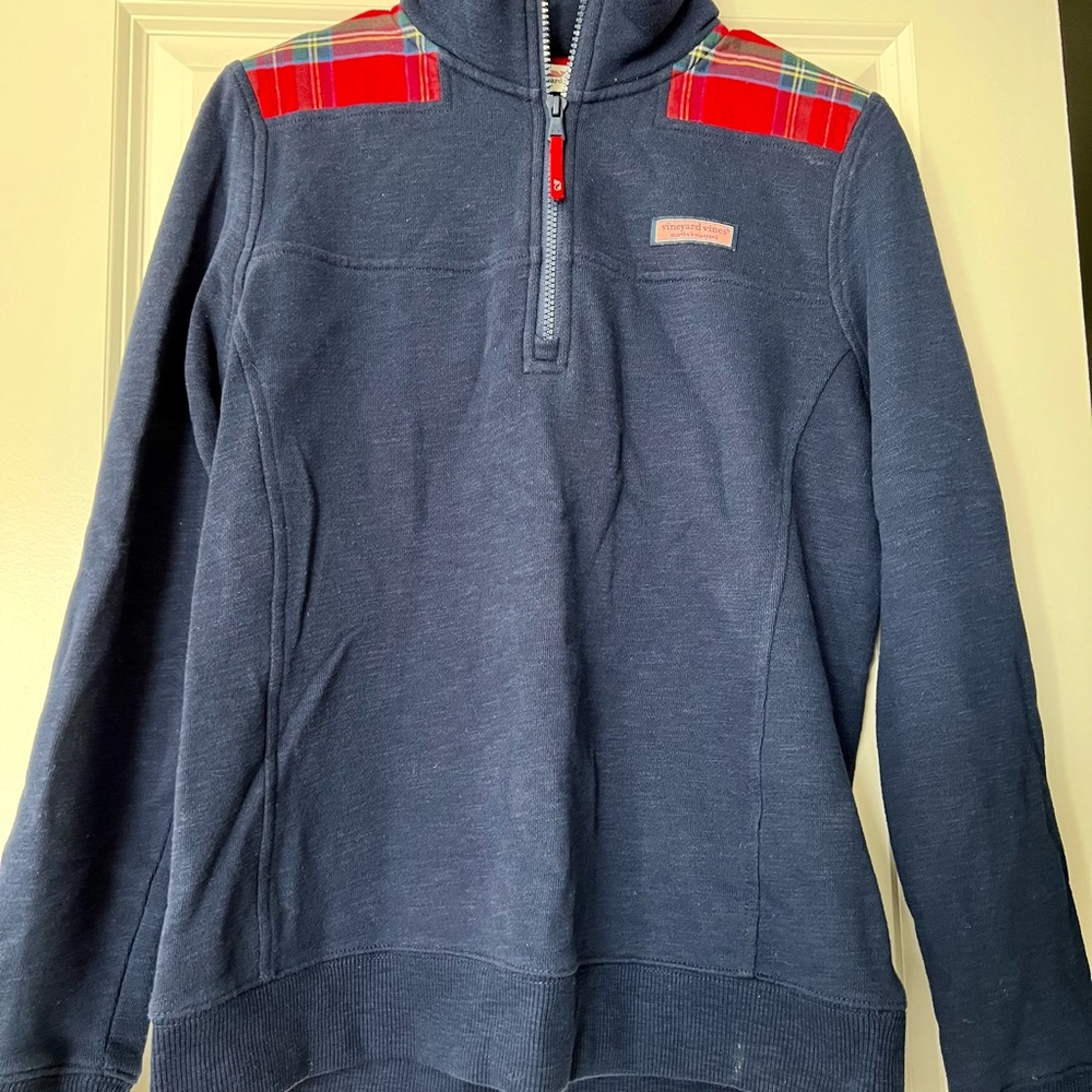 Women’s Vineyard Vines Plaid Shoulder Shep Shirt